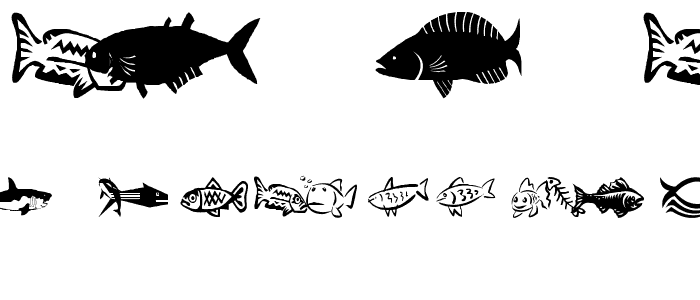 AEZ my pet fish font